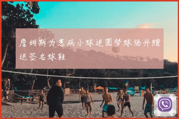 詹姆斯为患病小球迷圆梦球场并赠送签名球鞋