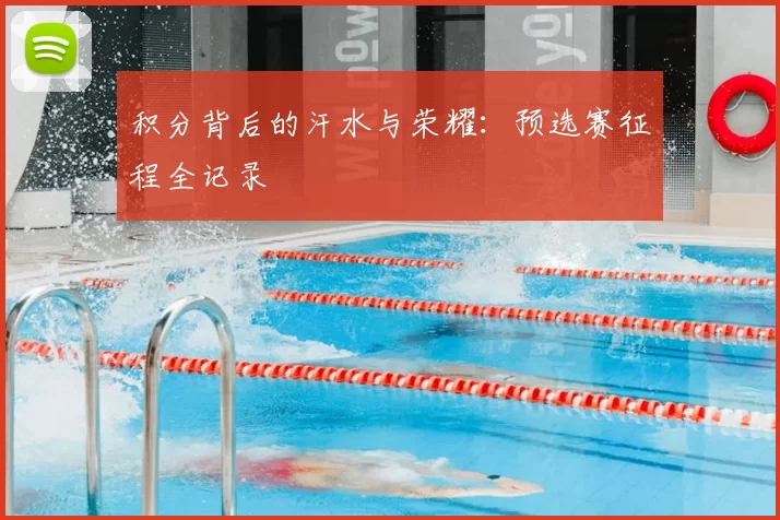 积分背后的汗水与荣耀:预选赛征程全记录